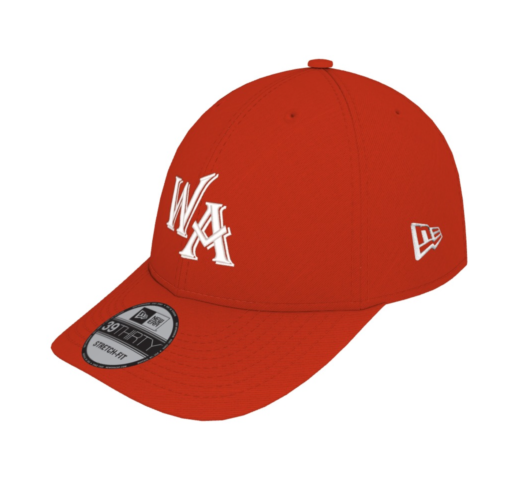 New Era 39THIRTY Stretch Fit WA Red WA Spirit Store