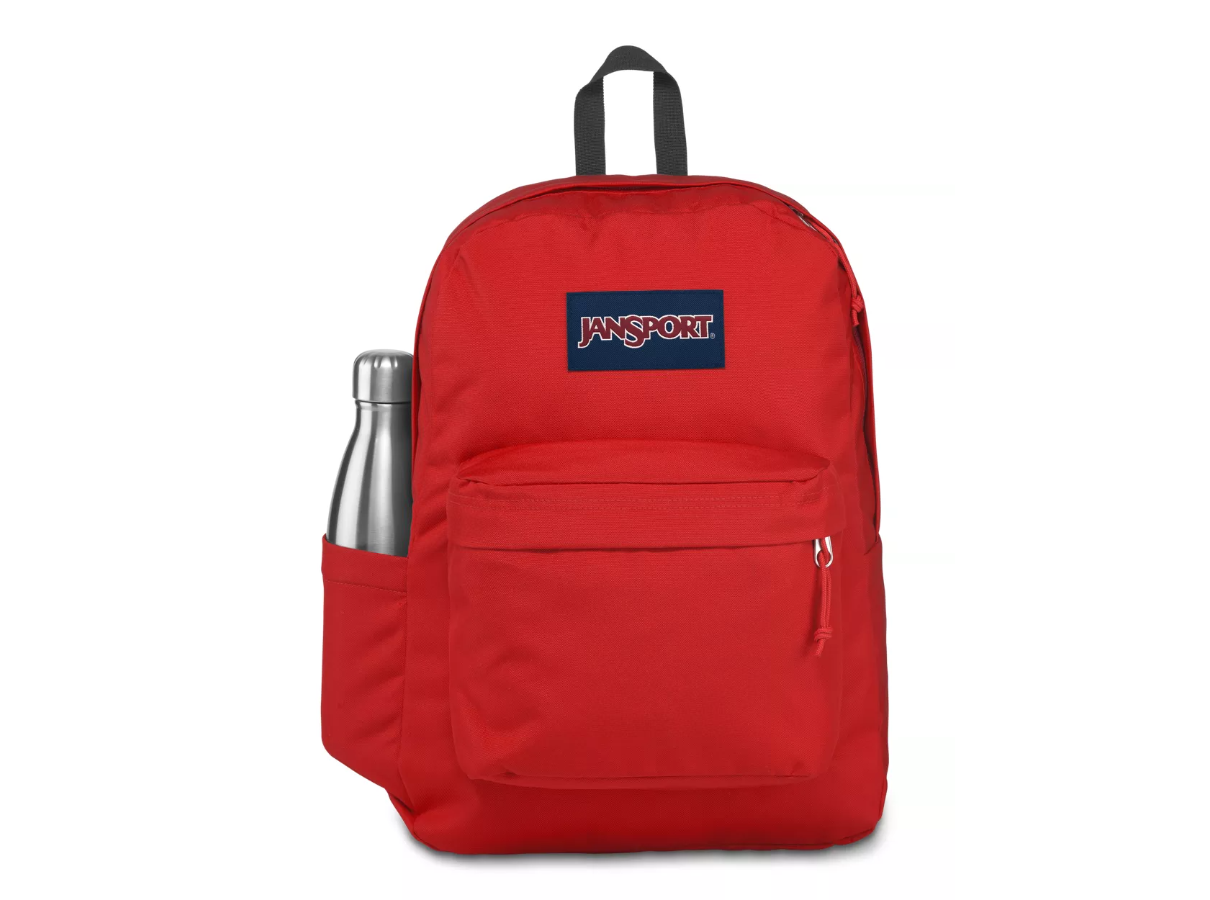 Red jansport bookbag on sale