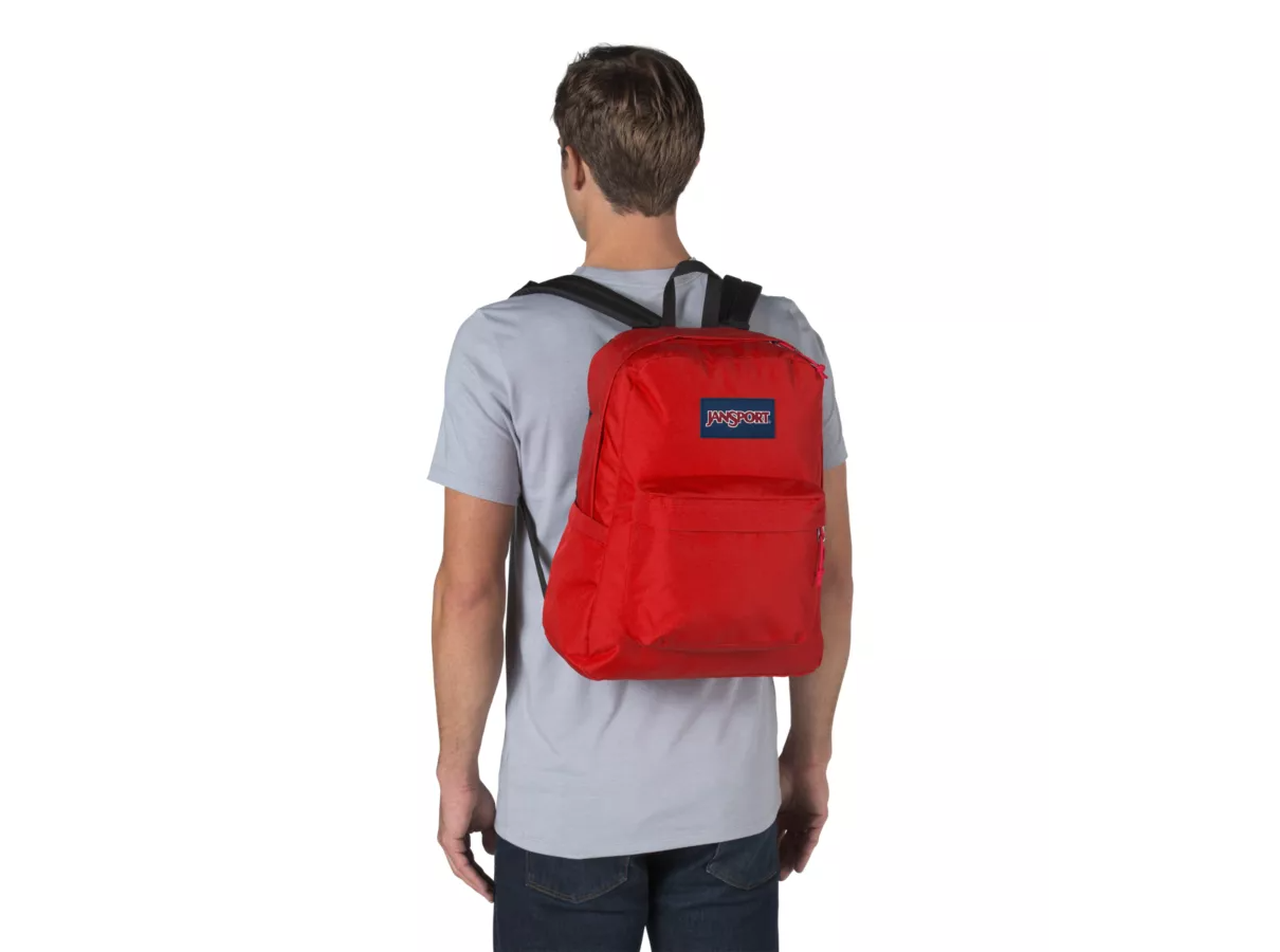 Red tape jansport backpack online