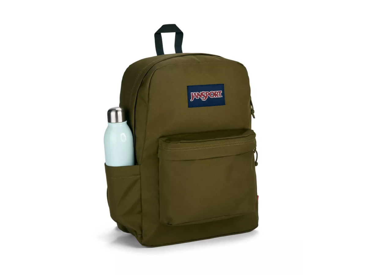 Olive jansport backpack deals